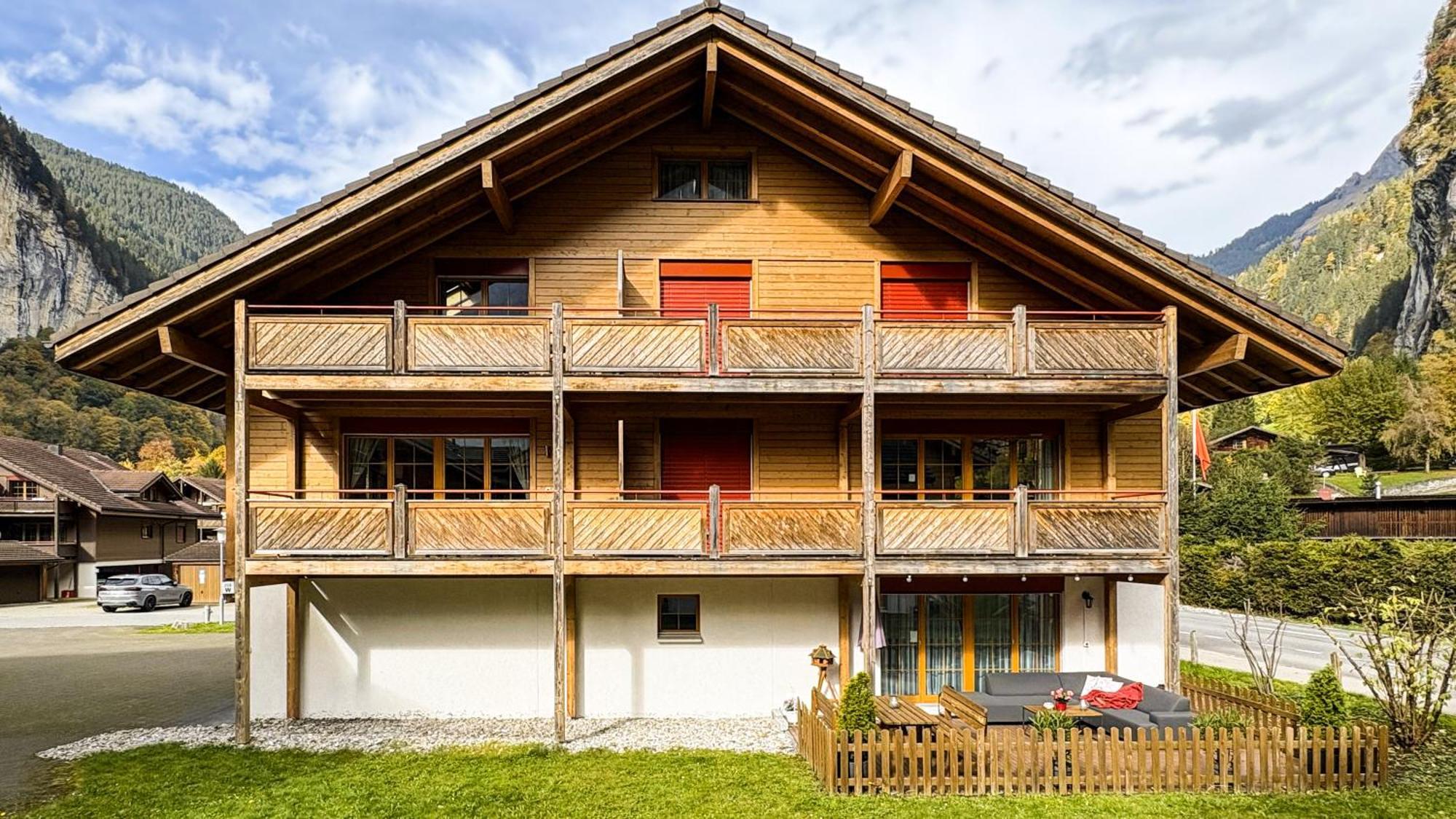 Family Frame Apartment Lauterbrunnen Dış mekan fotoğraf